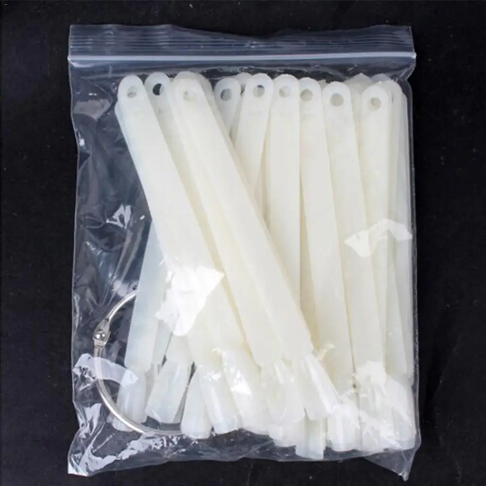 Часы для дизайна ногтей 50 штук в форме веера с цветной пластиной цветная карта |