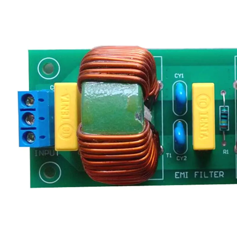 Двухступенчатый очиститель электропитания 10A EMI фильтр для очистки от шума