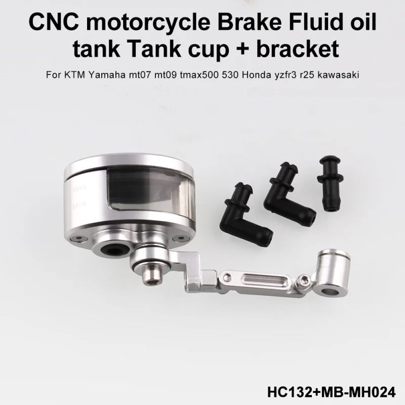 Резервуар для тормозной жидкости мотоцикла с ЧПУ бак/кронштейн KTM YAMAHA MT07 MT09 TMAX500 530