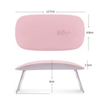 Портативная светодиодная ультрафиолетосветильник лампа от SUNmini, инструмент для УФ смолы, Сушилка для ногтей, ювелирные изделия из смолы, 6 Вт, USB, СВЕТОДИОДНАЯ УФ-лампа