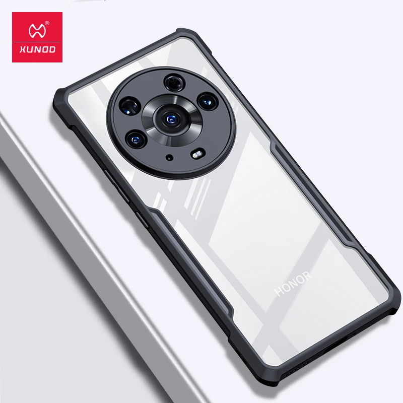 

Xundd Phone Case For Honor Magic3 Pro Pro+ Case Soft TPU Bumper Frame with Transparent Backsehll Anti-drop Cover For Honor X20