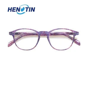 Очки для чтения с пружинным шарниром, Модные прямоугольные очки с цветным принтом, мужские и женские очки для чтения с диоптриями 0-600