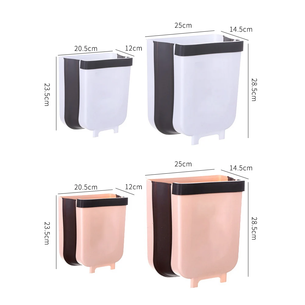 Настенное складное мусорное ведро кухонный шкаф дверь шкафа подвесная мусорная