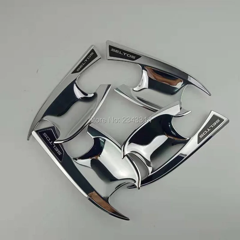 Для Kia Seltos ABS дверная ручка чаши боковая дверная чаша декоративная полоса внешний вид аксессуары для стайлинга автомобилей