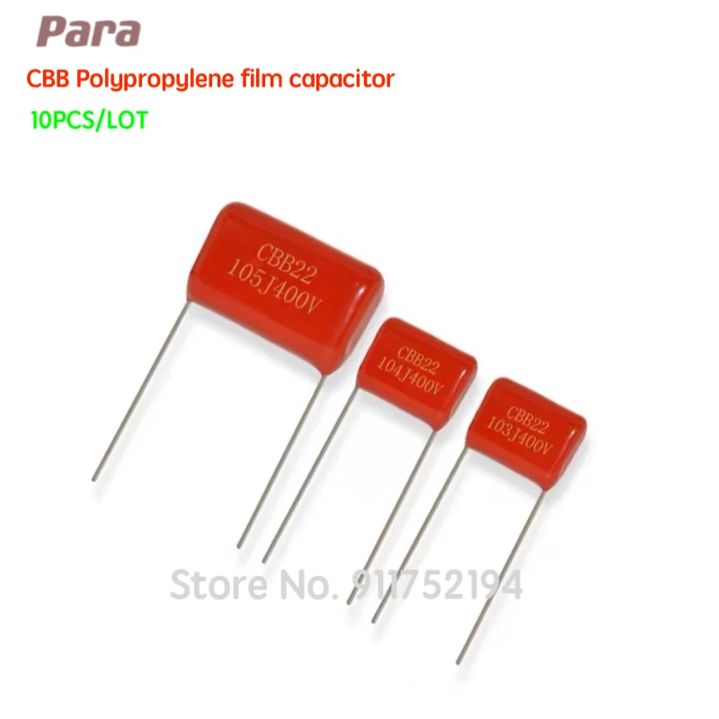 10PCS CBB Polypropylene Film Capacitor 400V 103J 104J 474J 475J 225J 105J 155J 125J 684J 683J 185J 824J 564J 224J 154J 473J 223J |