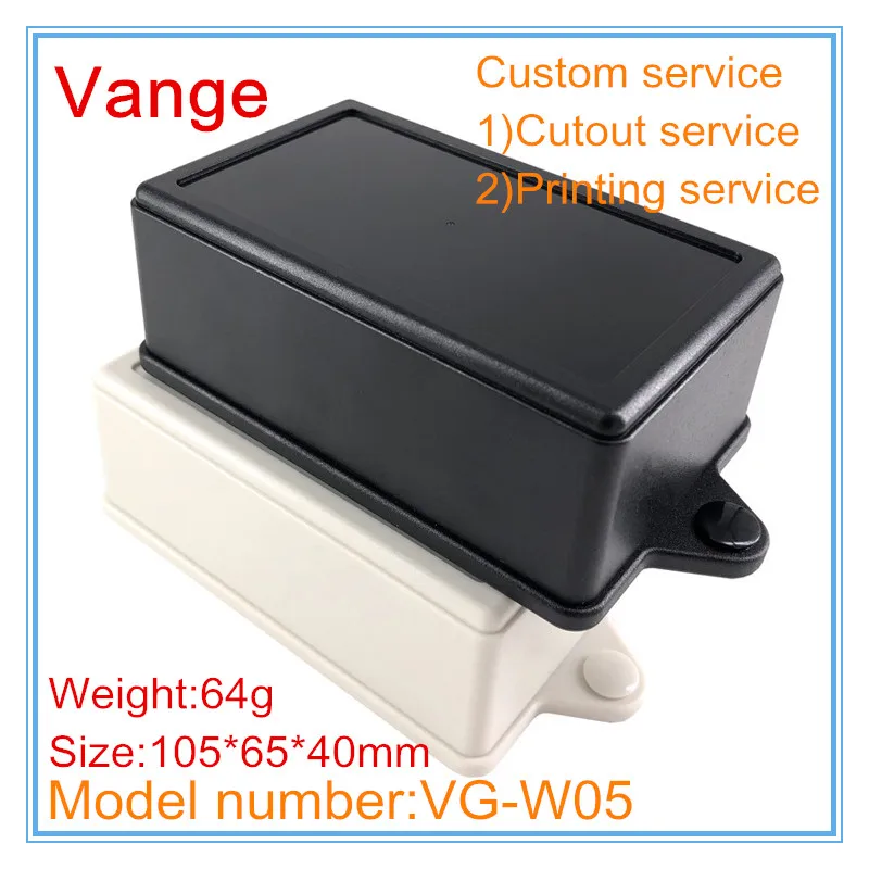 4 шт./лот распределительная коробка из черного АБС пластика корпус инструмента