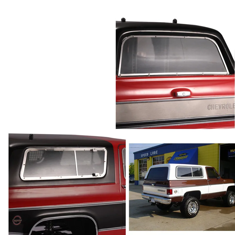 Window декоративная металлическая рама window for 1/10 RC Crawler Car Traxxas TRX4 Chevrolet K5 Blazer|Детали и