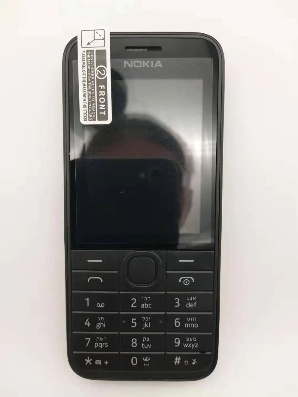 Отремонтированный телефон NOKIA 208 с одной sim-картой, GSM разблокированный мобильный телефон, английская/Иврит/Русская/арабская клавиатура