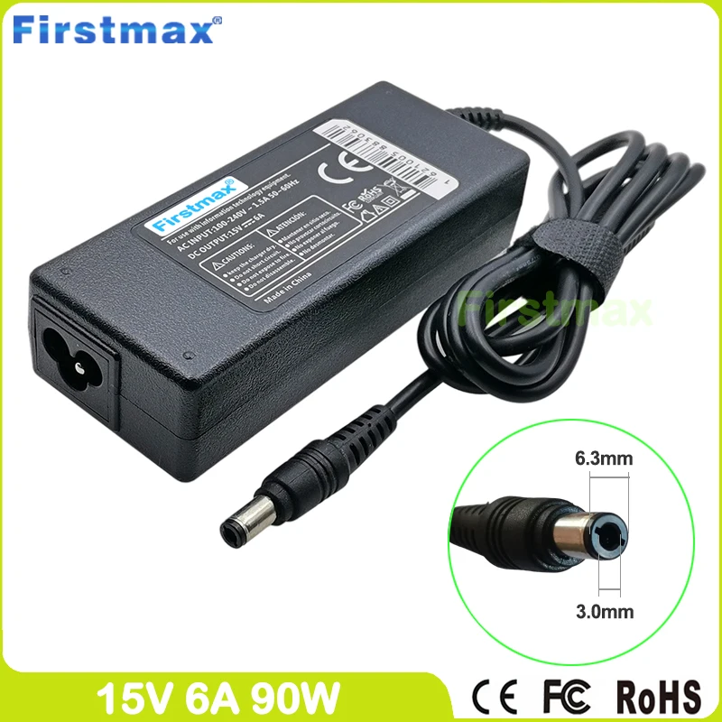 

15V 6A 90W laptop ac power adapter charger PA2521U-3ACA PA3954U-1ACA for Toshiba Satellite 2450 2455 5000 5005 5100 5105