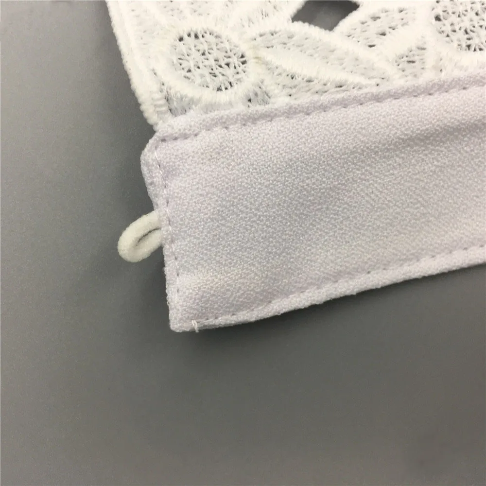 Высококачественный вышитый кружевной воротник Жемчужный Цветок из АБС-пластика