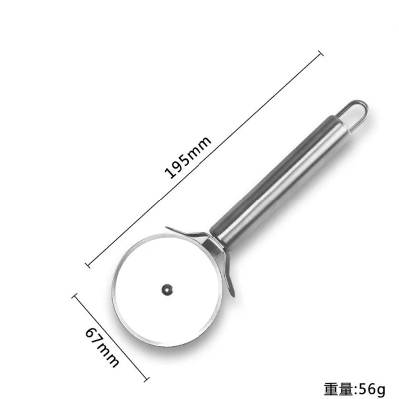 

Stainless Steel Pizza Single Wheel Cut Tools Diameter 6.5CM Household Pizza Knife Cake Tools Wheel Use For Waffle Cookies