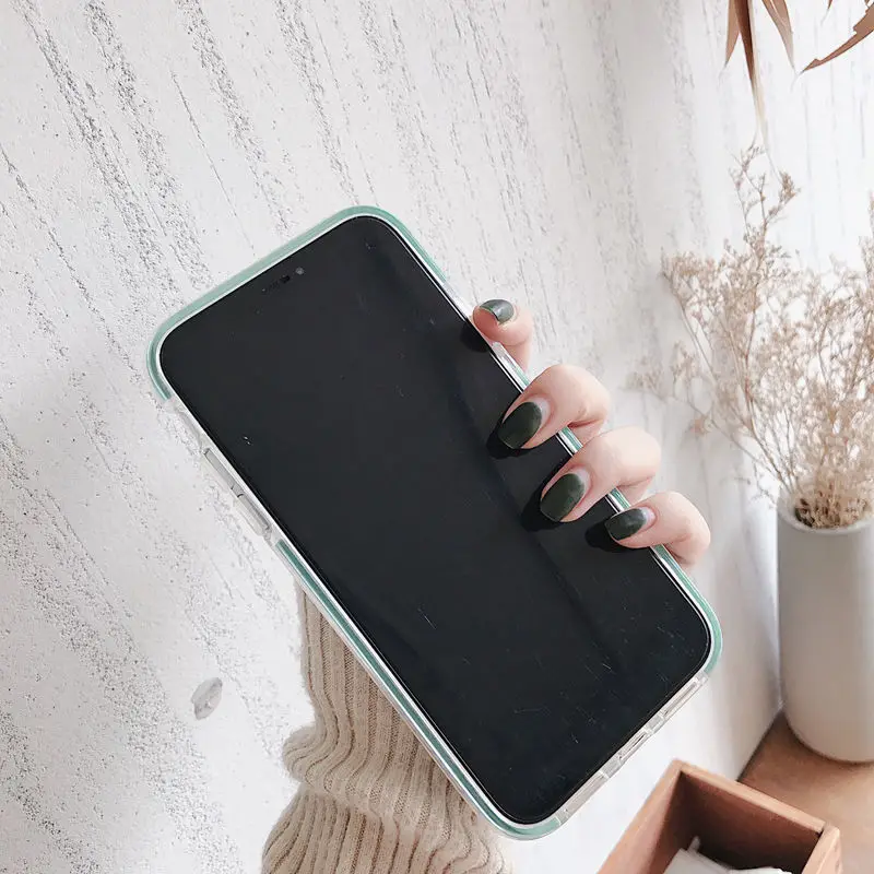 

For Huawei P40 10plus mate20/30pro nova7/6 mobile phone case is simple and enjoys transparent all-inclusive