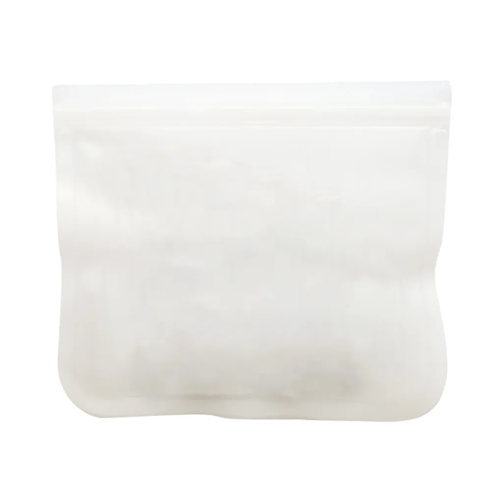 Силиконовый мешок для хранения еды многоразовый морозильник Ziplock герметичный