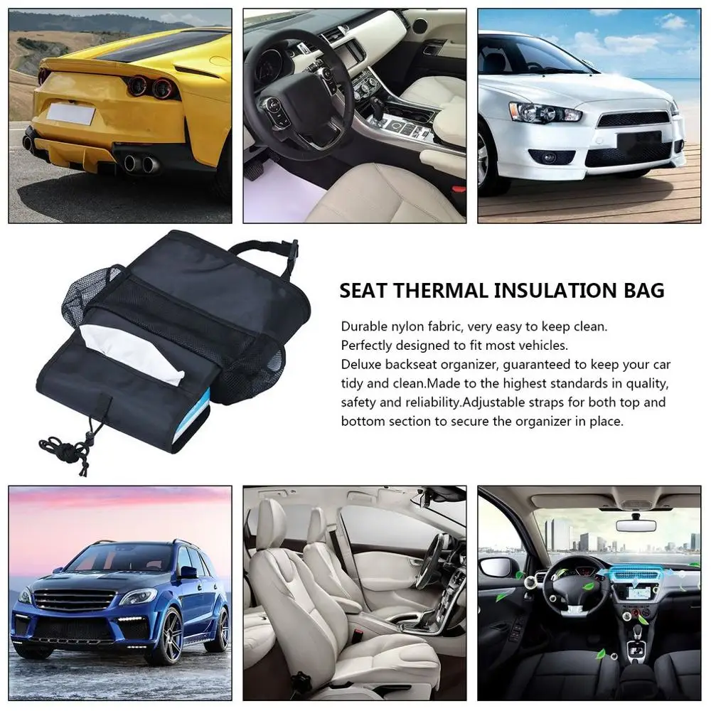 

Universal Car Auto Seat Back Auto Car Seat Organizer Multi-Pocket Storage Bag Organizer Holder Travel Hanger High Quality