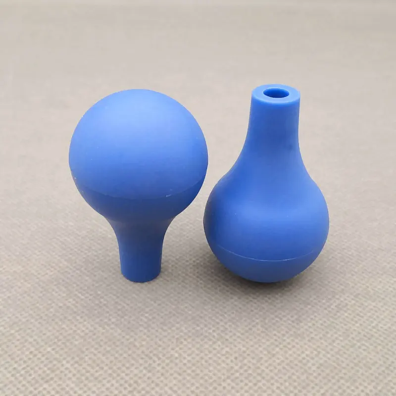 Lab 5pcs/10pcs/20pcs/50pcs Blue Rubber Suction Ball Suitable for Glass Graduated Transfer Pipette Dropper