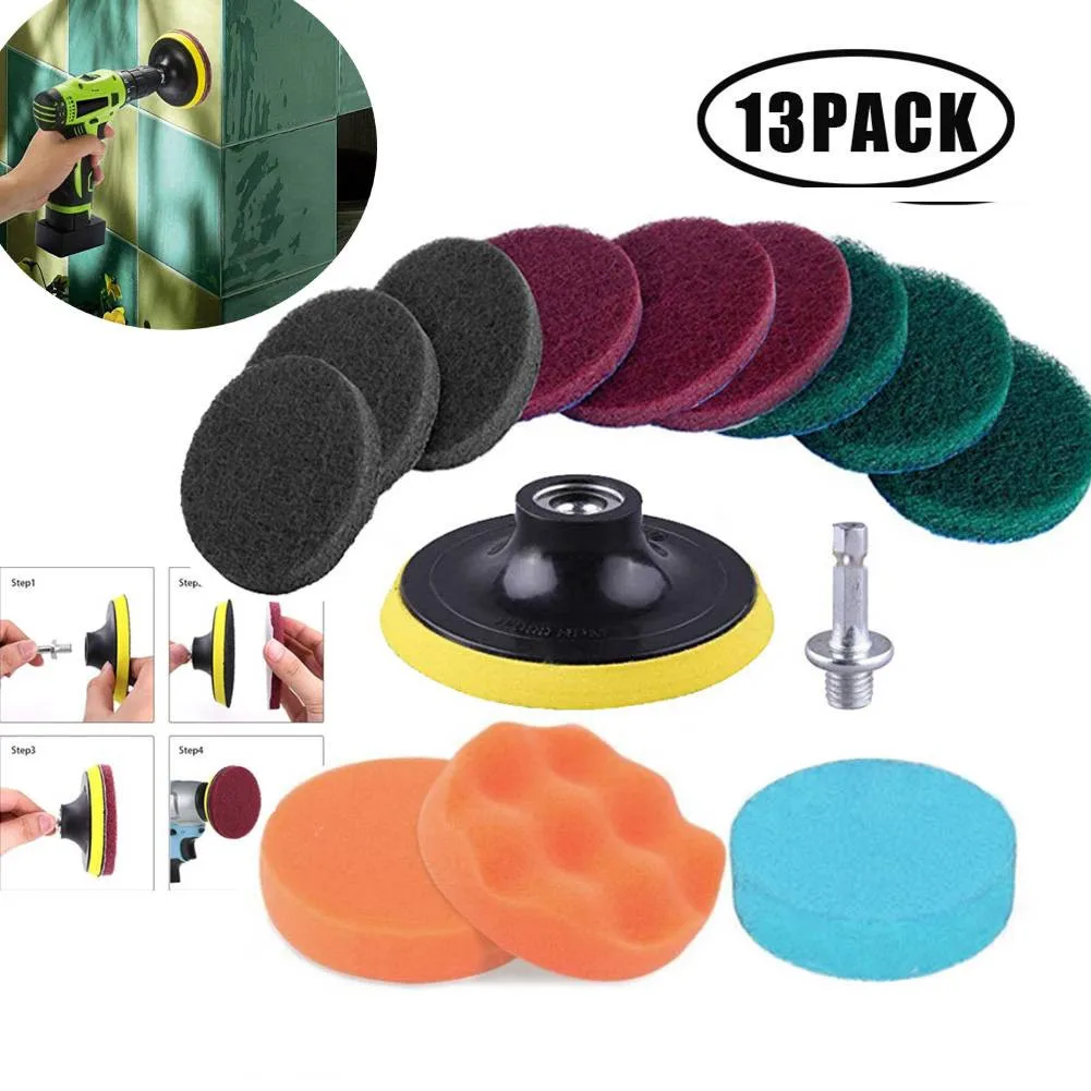 

Useful Car Buffing Pads Waxing Polishing Accessories Polisher Scrub Pad