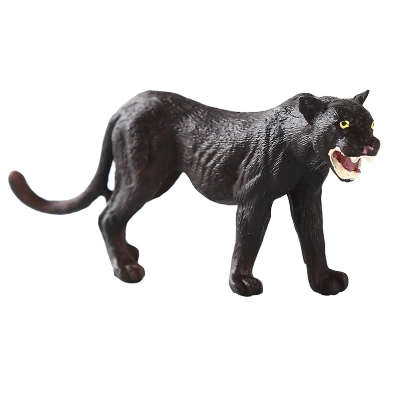 

Figure Wild Animals Toy Black Leopard Model Panther Tiger Toys Children Toys Holiday Gift Ornaments Brinquedos