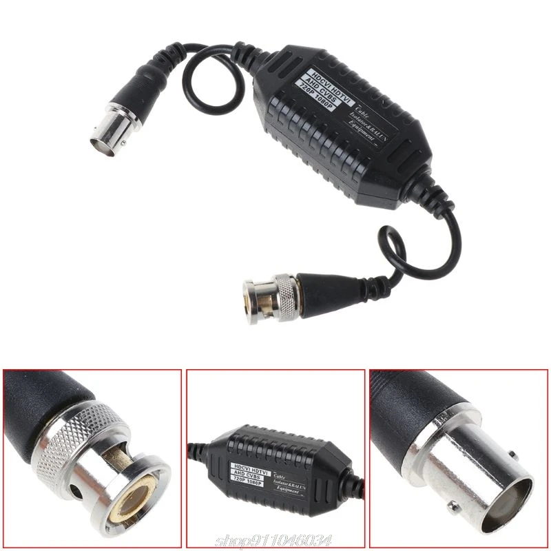 

Male to Female Coaxial Video Ground Loop Isolator with Built-in Video BALUN for CCTV Camera J09 21 Dropship