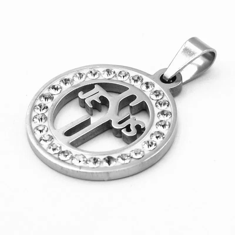 Подвеска из нержавеющей стали подвески в форме сердца полированный кулон для