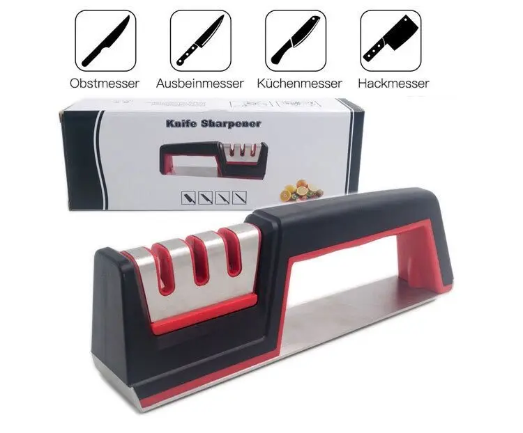 

New Knife Sharpener Professional Kitchen Sharpening Stone Grinder knives Whetstone Tungsten Diamond cutting tool grinding