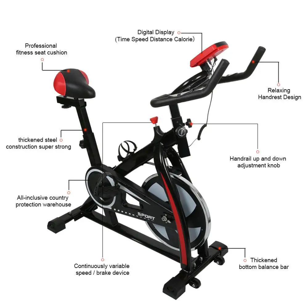 Домашнее велотренажное оборудование с ЖК дисплеем|Велотренажеры| |