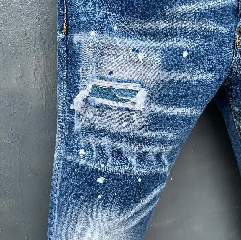 classic,Authentic DSQUARED2,Retro,Italian brand ,Women/Men Jeans,locomotive,Jogging jeans,DSQ060