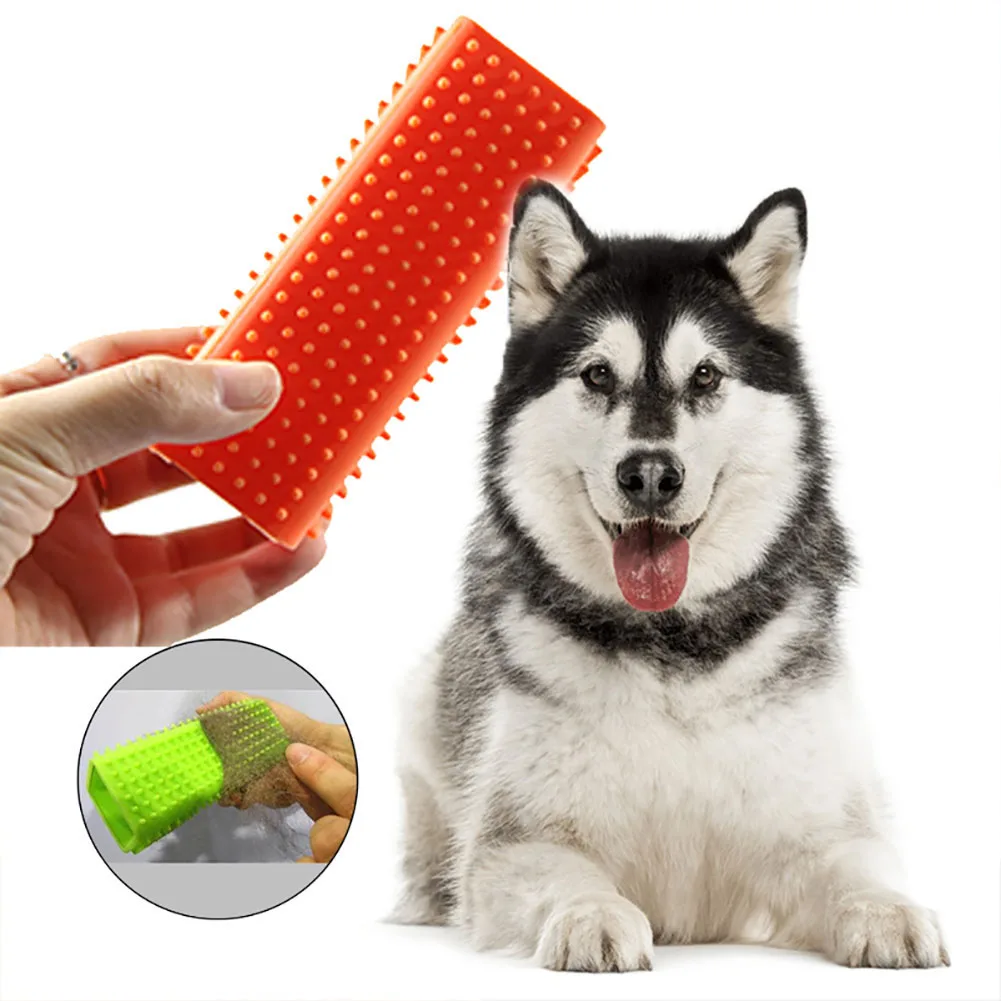 1 шт. Массажная щетка для ванной 5 цветов|dog massage tool|pet toolsdog tools |