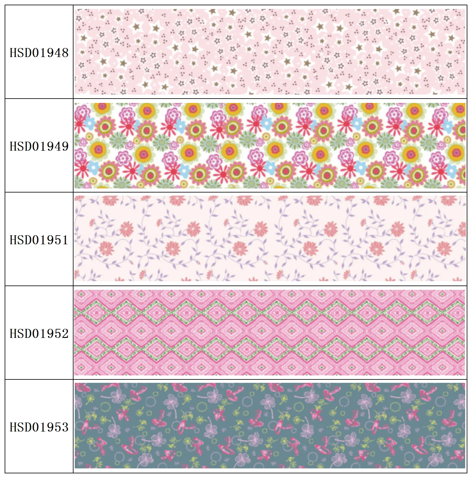 

22MM 25MM 38MM 50MM 75mm Printed Pattern on Grosgrain Ribbon for diy ribbon