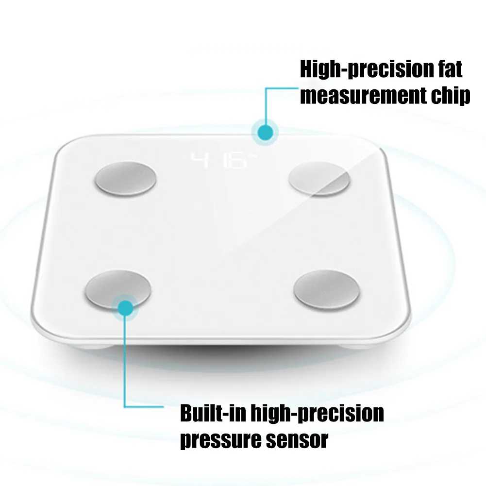 

Bluetooth Body Fat Scale Smart Digital Bathroom Weight BMI Scale Body Composition Monitor Analyzer Household L9