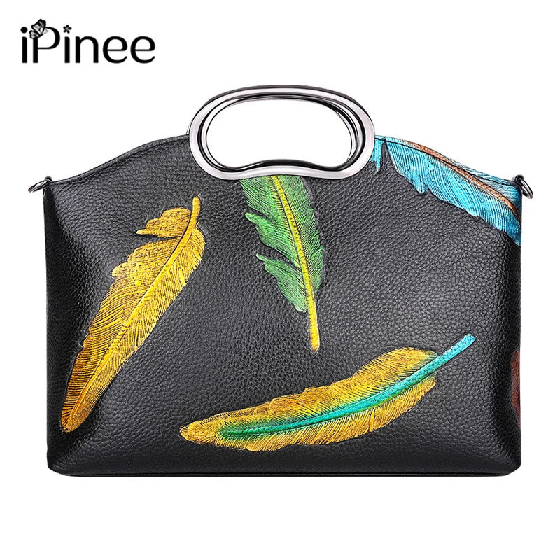 

Роскошные сумки iPinee из натуральной кожи с принтом, женская сумка на плечо, высококачественные сумки через плечо 2021, дизайнерская мода для же...