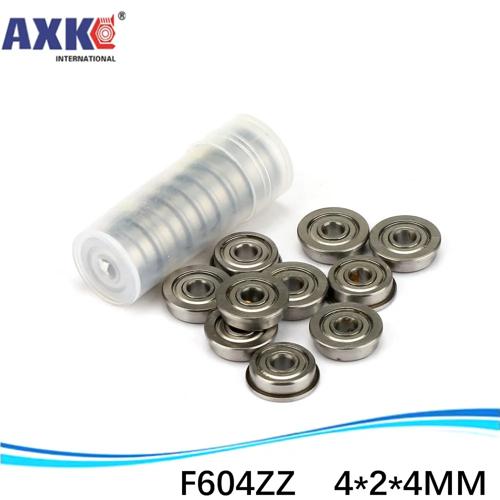 Бесплатная доставка SF604 SF604ZZ фланцевые подшипники 4*12*4 мм шарикоподшипники из