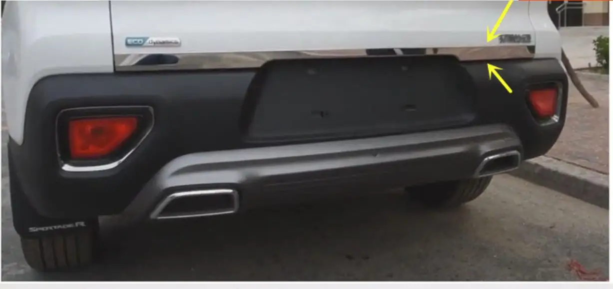 Высококачественная Задняя Крышка багажника из нержавеющей стали для KIA SportageR 2018