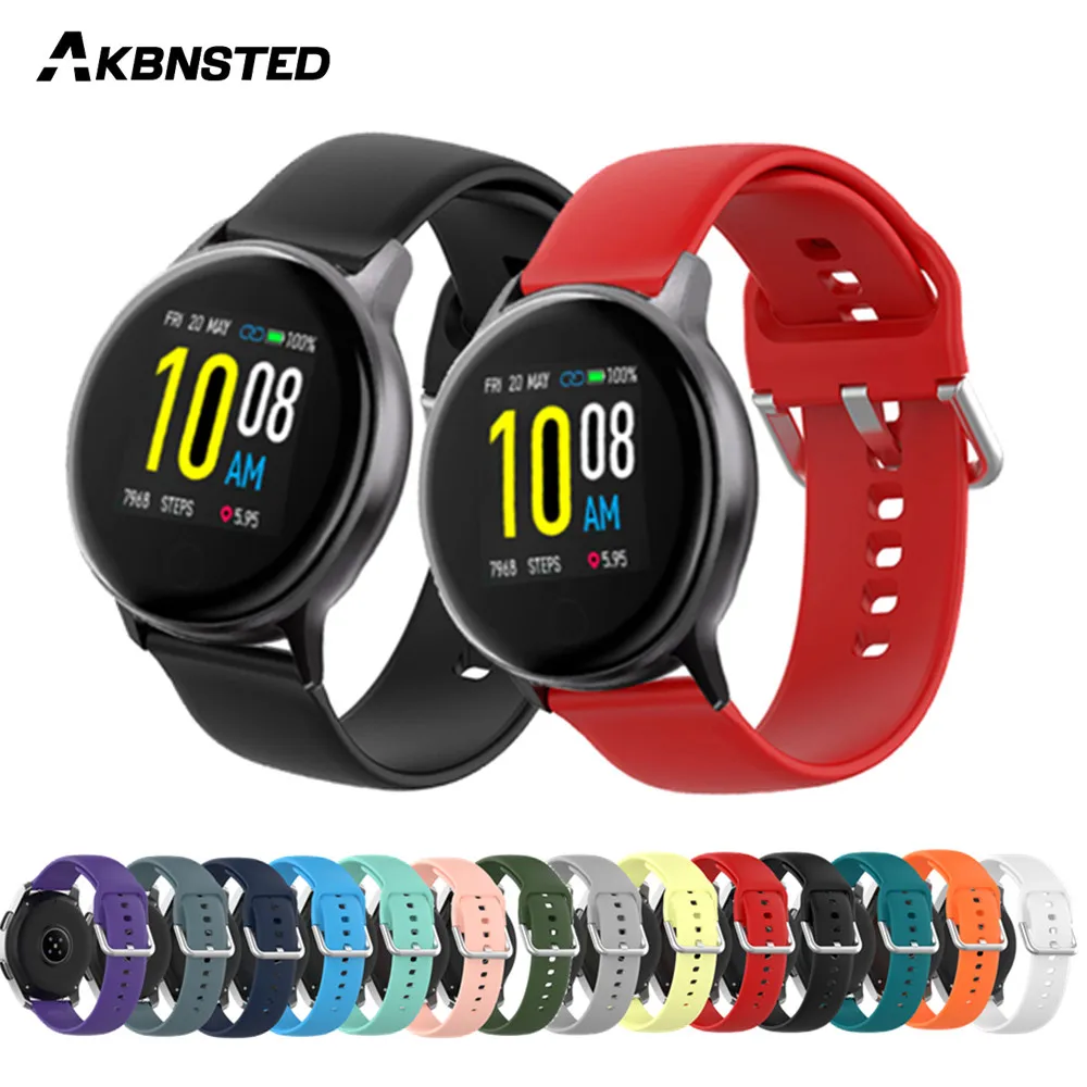AKBNSTED для Umidigi Uwatch 3S/2s/2/Аксессуары смарт браслета Uwatch/S/Urun силиконовый ремешок