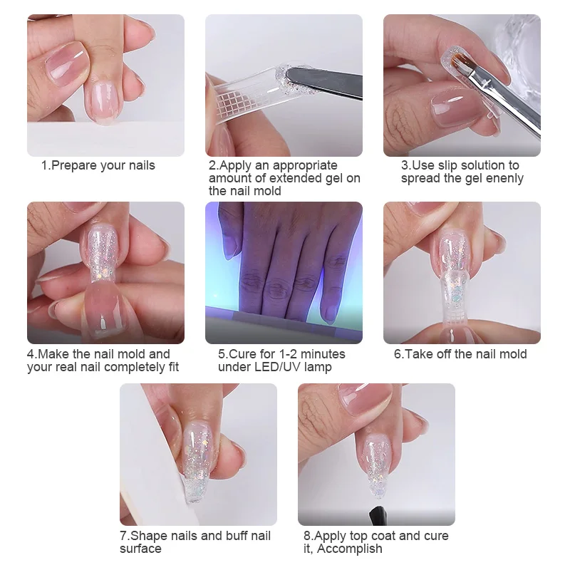 

Nail Gel Kit 15ml Quick Building Set Poligel Nail Gel Nail Polish For Nail Extensions Acrylic Gel Polish Nail Art