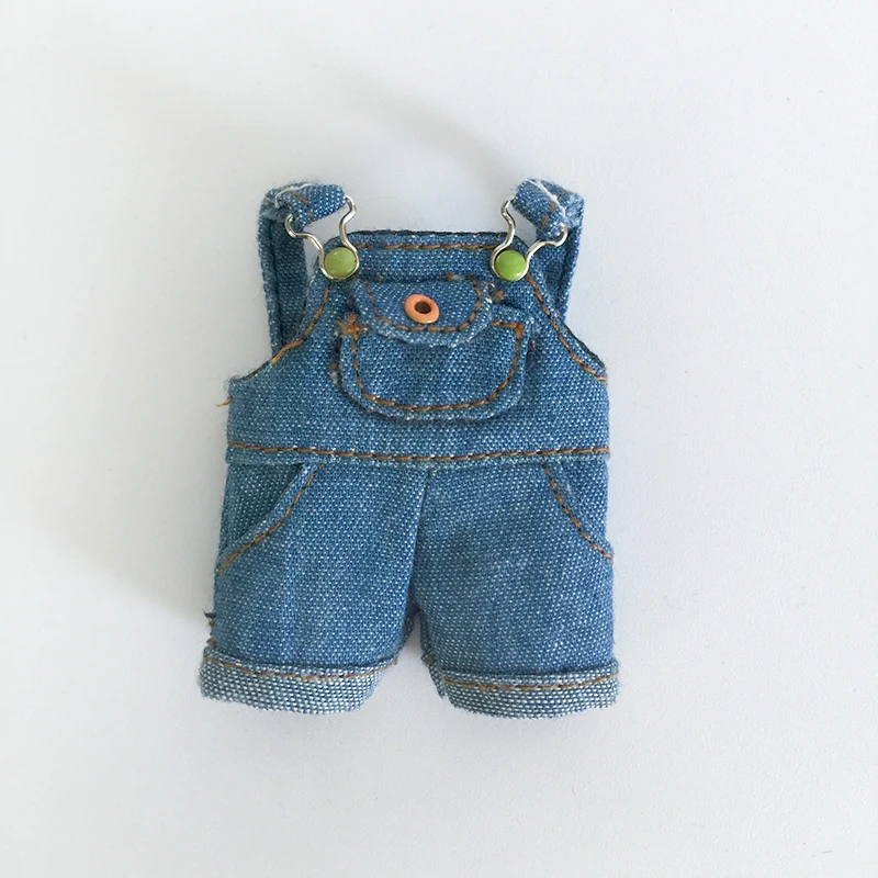 

Ob11 baby dress jeans BJD jasmine back GSC pd9 plain body soft clay hand made baby pants doll clothes