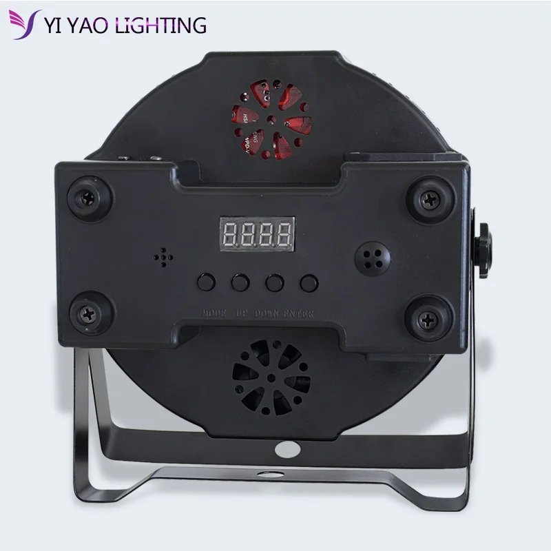 Плоский светодиодный прожектор Par 12X12W RGBW DMX сценическое освещение s светильник