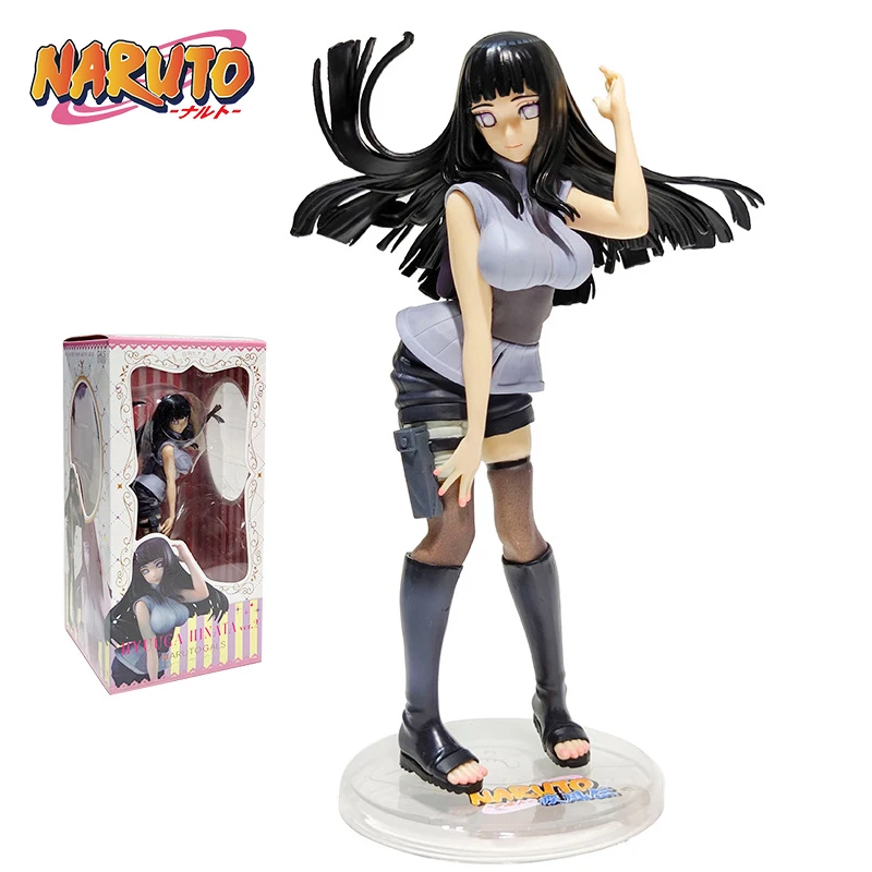 

Naruto Shippuden Anime Figure Hinata Hyuga Japan Anime Collectible Decoracion Figurine Fidget Toys PVC Model Dolls Gifts 21cm