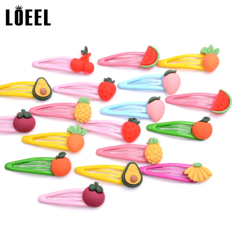 

Детские заколки для волос с фруктами, 2 шт./лот