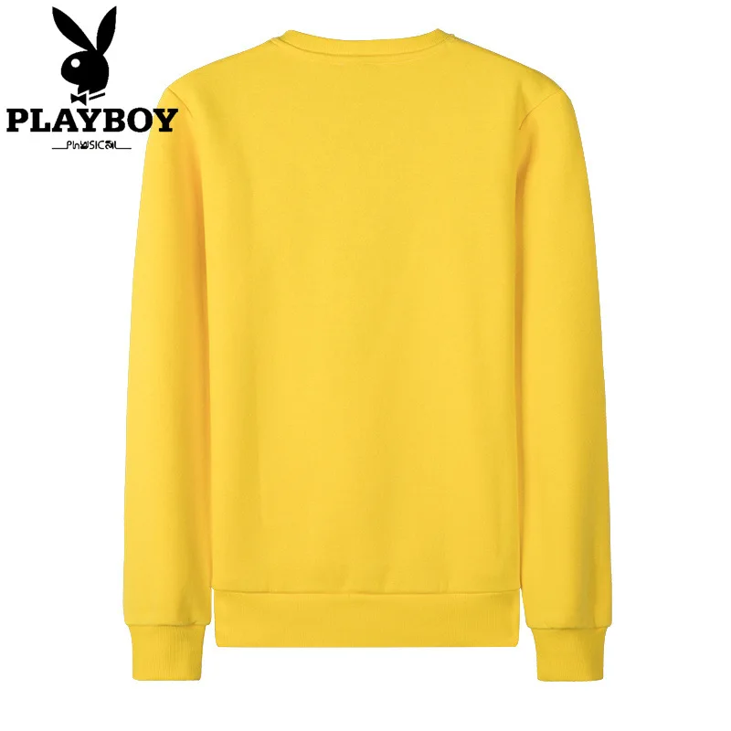 PLAYBOY Новая Модная стильная женская толстовка, Повседневная Уличная одежда, толстовки с буквенным принтом, черный свитер, пуловер для женщин