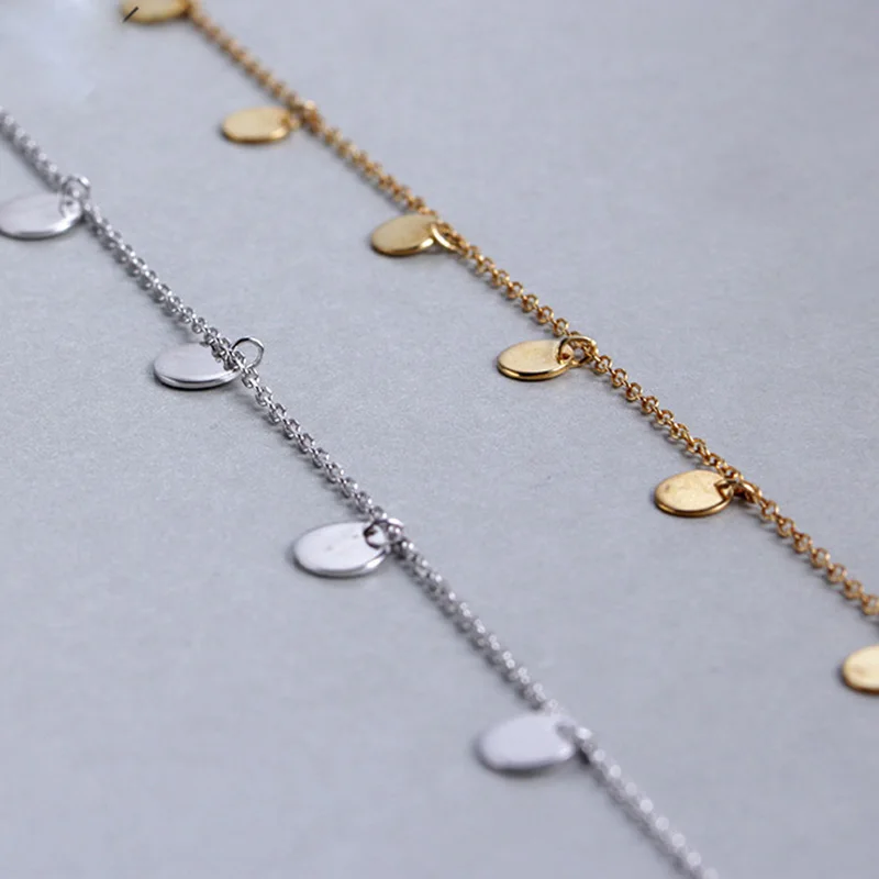 TrustDavis круглый чокер ожерелье звеньевая цепь для вечеринки небольшой круг