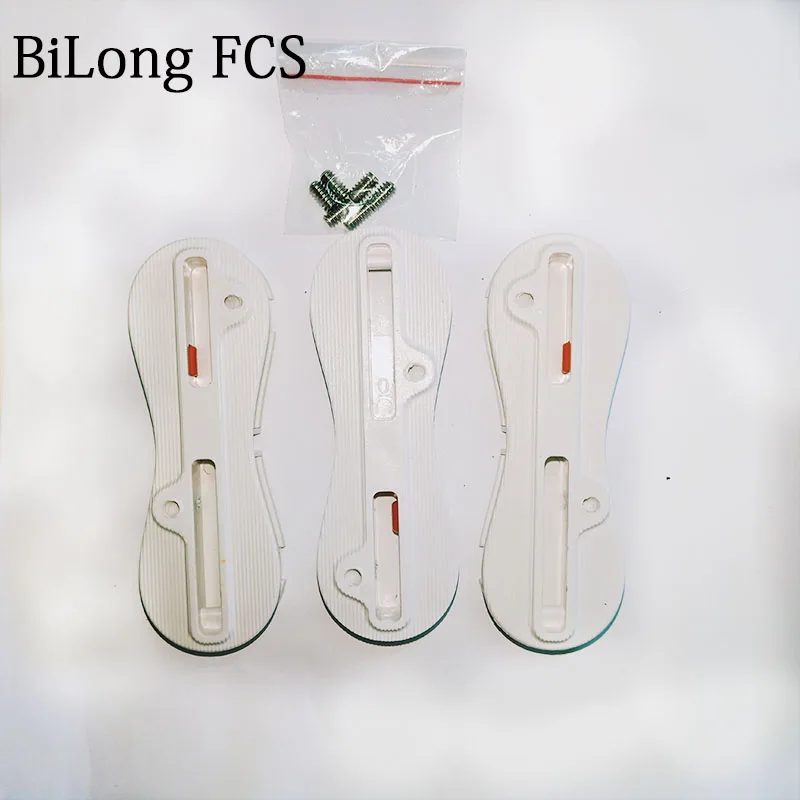 Белый 3 шт./компл. аксессуары для серфинга FCS II fin коробка хвостового руля слот высокого качества для серфинга fin вилка подходит для всех стандартных FCS II - Цвет: Белый