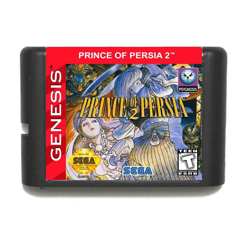 Новое поступление 16-битная игровая карта Prince of Persia 2 с коробкой для Sega Megadrive/Genesis |