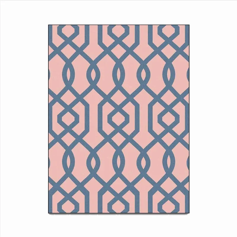 Bubble Kiss скандинавский стиль серый розовый геометрический элемент ковры для