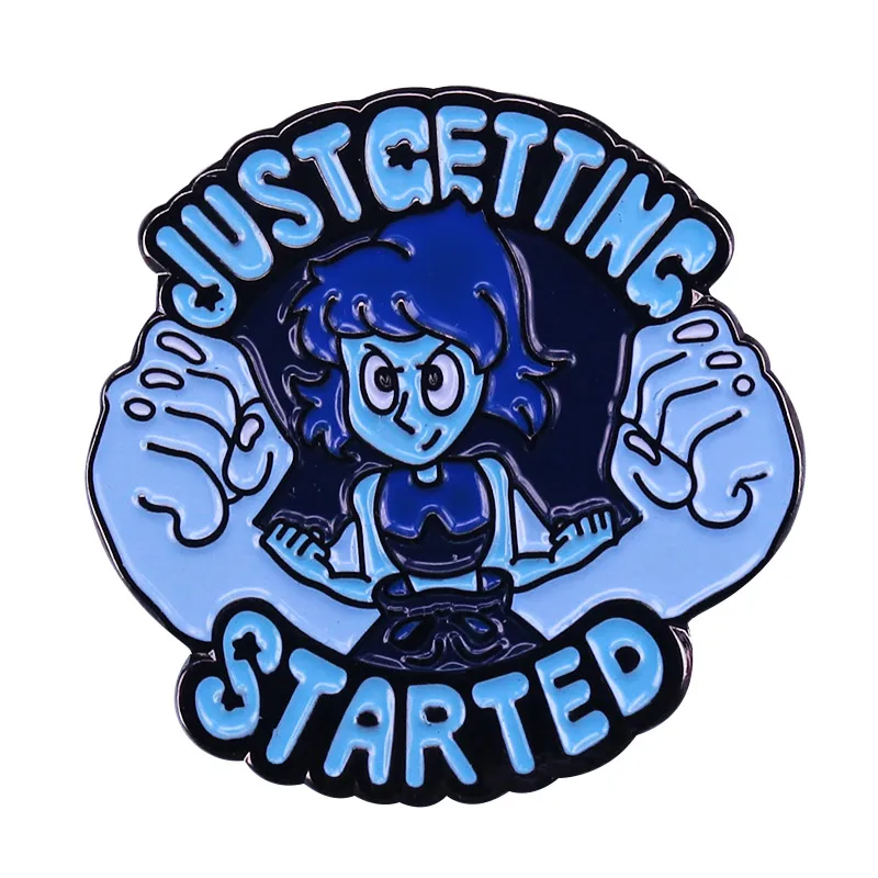 Жесткая эмалевая булавка Steven Universe лазурит новейший наряд готов к драке с