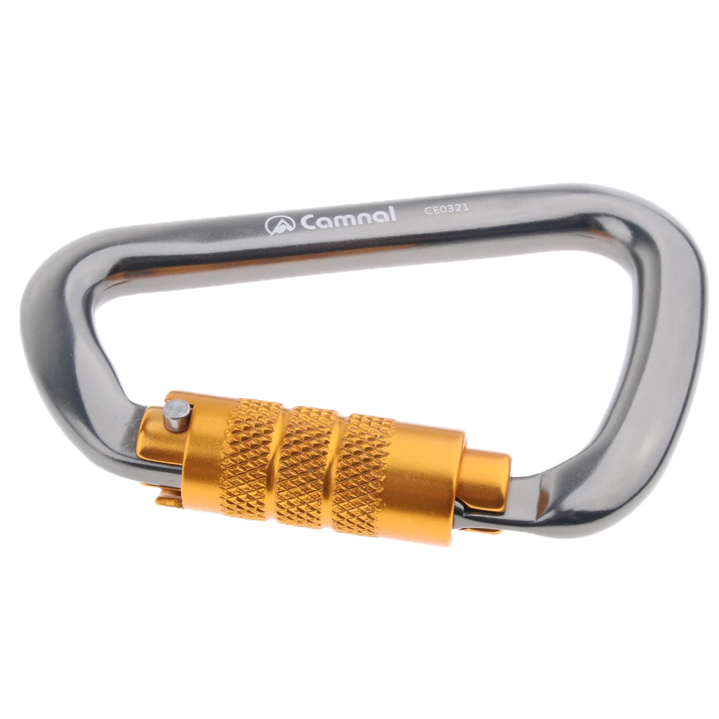 

High Strength Screwgate Carabiner Rock Climbing Screw Locking Auto Lock Hook
