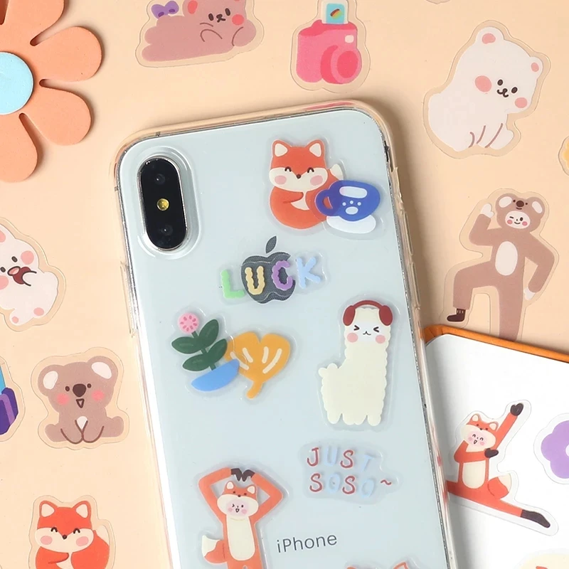 

45 pcs/lot Cute Stickers Set Girly Kawaii Decorative Scrapbooking bullet journal Album Stationery Sticker aesthetic Stick Label