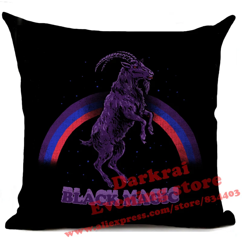 Декоративная наволочка Darkrai в виде темного дьявола с принтом сатаны козы | Дом и