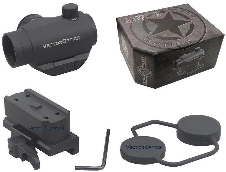 10 шт. векторная оптика Maverick 1x22 охотничий прицел Reflex Red Dot Sight с 21 мм QD Riser Picatinny Weaver Mount