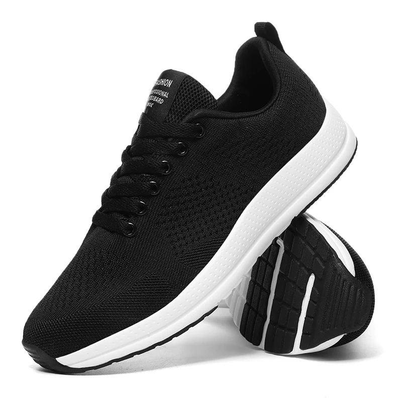 New Lightweight Trend Men's Running Shoes 46 Comfortable Lace Up Mesh Men's Sneaker 45 Big Size Non Slip Jogging Men Shoe Gym 44