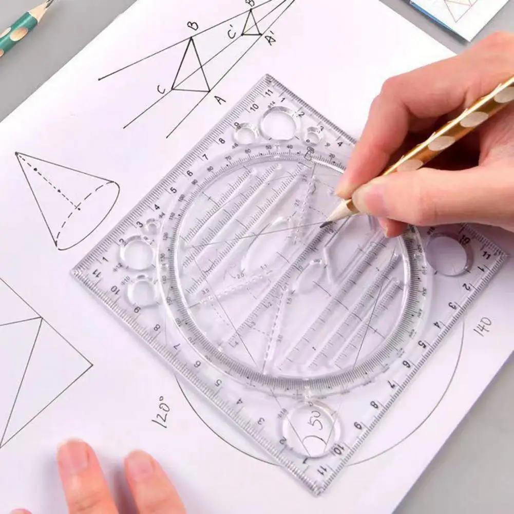 

Wearproof Lightweight Wide Application Geometric Ruler Drafting Tools